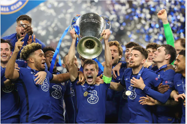 Chelsea nâng cúp Champion league 2021-2022